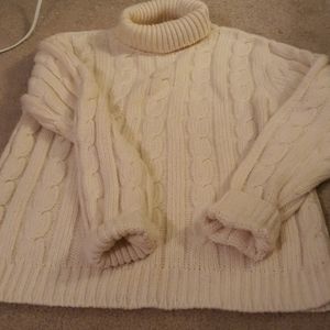 Cable Knit Turtleneck Sweater